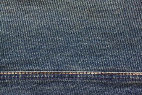 Close - up of the blue jeans Stock Photos