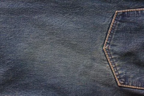 Close - up of the blue jeans Stock Photos