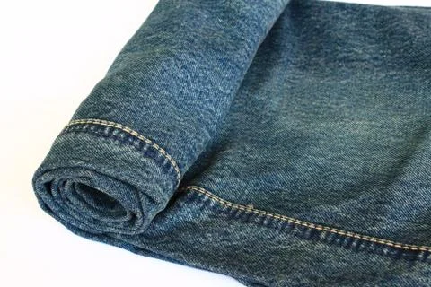 Close - up of the blue jeans Foto stock