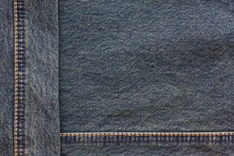 Close - up of the blue jeans Stock Photos