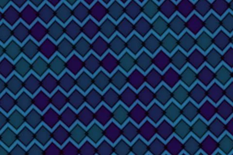 Close-up of blue mosaic tile pattern with geometric design Stock Illustration