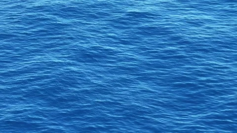 Close Up of blue Sea Water wave pattern Video stock 341995564