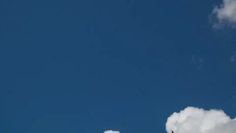 Close up of blue sky with cloud Stock Footage 139635689