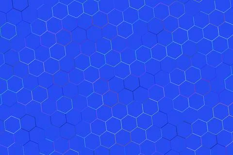 Close-up of blue soap bubbles on a blue background Stock Illustration