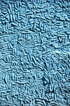 Close up of blue wall structure Stock Photos