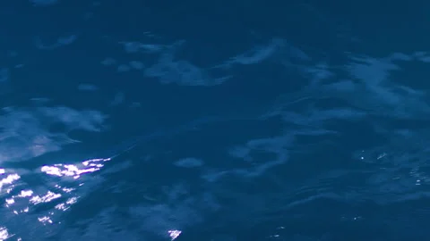 Close up of Blue Water Rippling Stock Footage 270314252