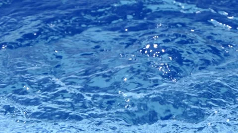 Close-up blue water splash background Stock Footage 246071898