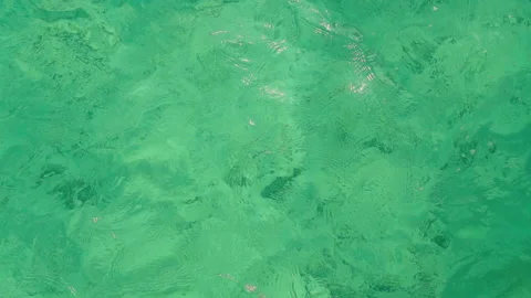 Close-up of the blue water surface of the sea. Video stock 238479432