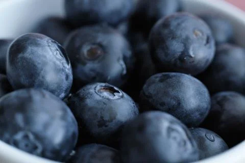 Close up blueberries Stock Photos