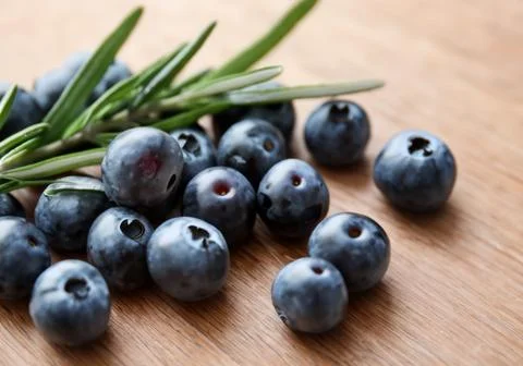 Close up Blueberries Stock Photos