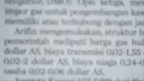 Close up of blurred newspaper scrolling upward Stock-Footage 130725206