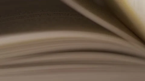 Close of Blurred Pages Falling on Each Other Stock Footage 208758126