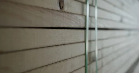 Close Up of Board Stack in a Sawmill - Lumber Wood Construction Vídeo Stock 156296292