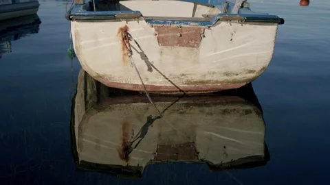 The close up of boat in marine Stock Footage 232918971
