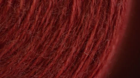 A Close-Up Of The Bobbin With Red Thread Stock Footage 265560301