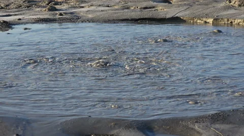 Close up on boiling water 4K Stock Footage 68052227