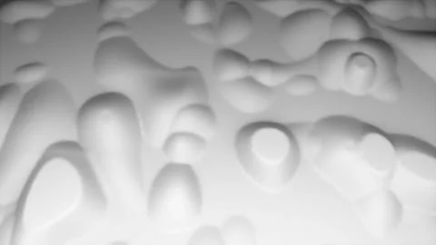 Close up of boiling water surface with bubbles, computer generated modern abs Stock Photos