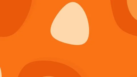 Close up of bold orange abstract shapes with a pale cream curved triangle in  Stock-Illustration