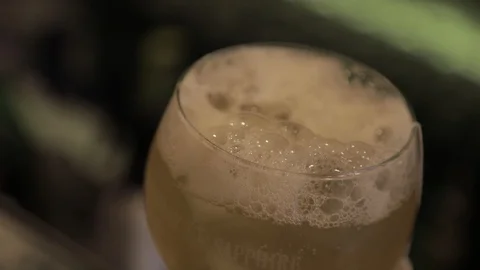 Close Up Of Bombay Gin Tonic Stock Footage 129781286