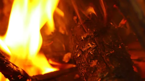 Close up bonfire Stock Footage 37217020