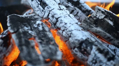 Close-up bonfire Vidéo 60817934