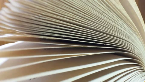 Close-up of book pages forming texture with slight wobble. Stock Footage 267184909