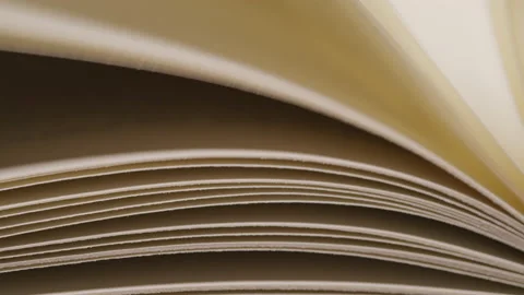 Close of Book Pages Turning Stock Footage 208758188
