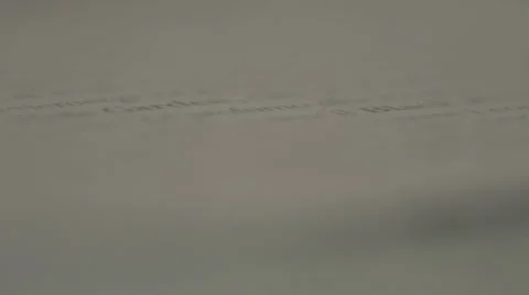 Close up of a book's page Stock Footage 36094810