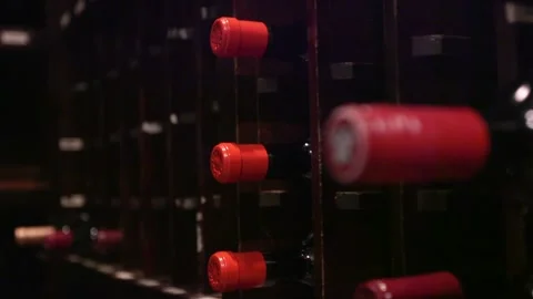 A close up of a bottle Stock Footage 155451836