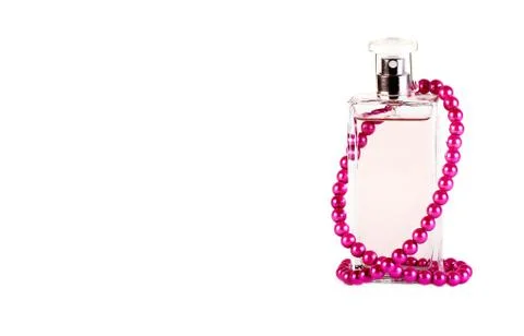 Close up bottle of perfume Stock Photos