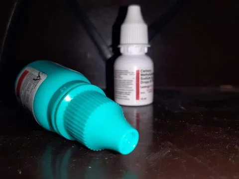 A close up of a bottle Foto stock