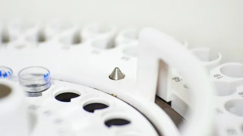 Close up bottom reagent. Stock Footage 108260231