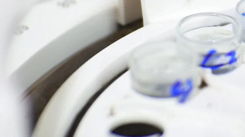 Close up bottom reagent. Stock Footage 108261660