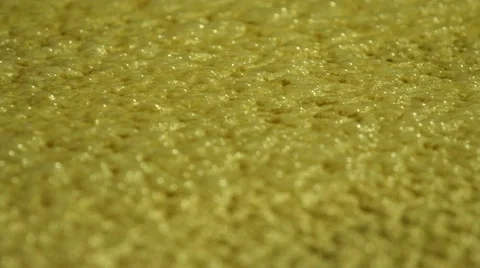 Close up bourbon mash fermenting, rack focus Stock Footage 61941151