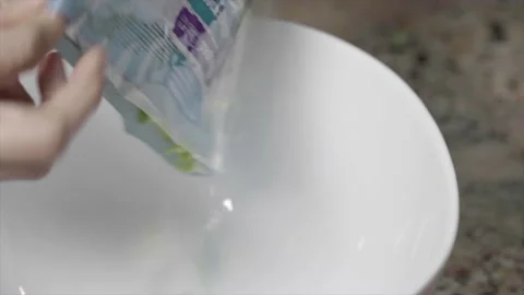 A close up of a bowl Stock Footage 155461427