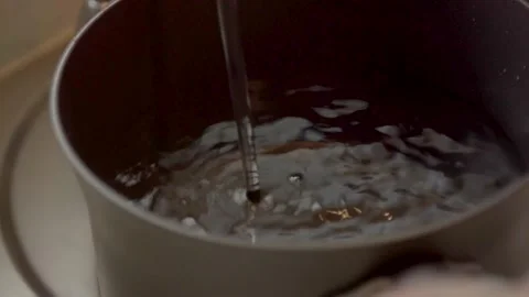 A close up of a bowl Stock Footage 155462430