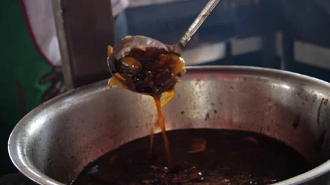 A close up of a bowl Stock Footage 155462602