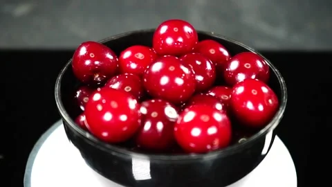 A close up of a bowl of fruit Video stock 134288143
