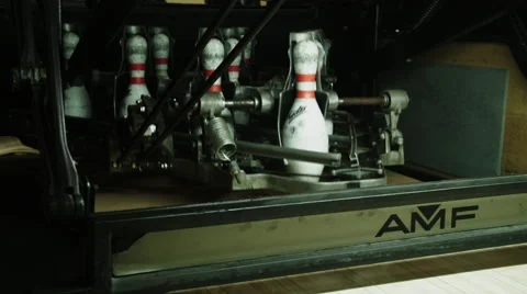 Close-up of Bowling Strike Video stock 65442408
