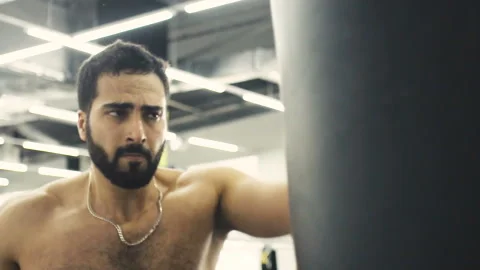 Close up Boxer Training Видео 88358381