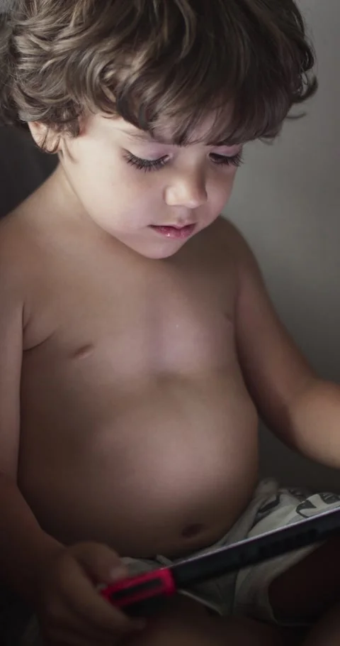 Close-up Of A Boy Holding Joystick Playing Videogame. Stock Footage 201568213