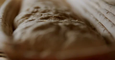 Close-up of bread at a bakery 4K. Video stock 221562561
