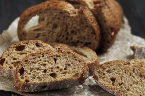 Close Up Bread Texture Stock Photos