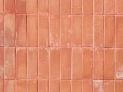 Close-up of a brick design on a wall Stock Photos