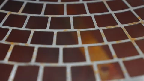 A close up of a brick floor with a white border Stock Footage 297843997