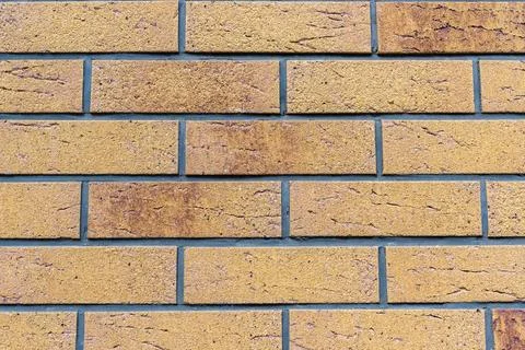 Close-up of a brick-shaped ceramic tile wall 写真素材