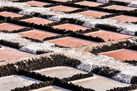 A close up of a brick wall with a black border Stock Photos
