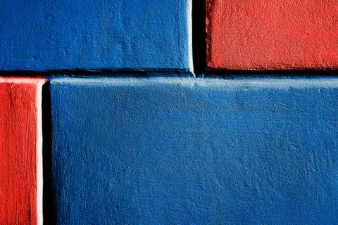 Close up of brick wall. Stock Photos