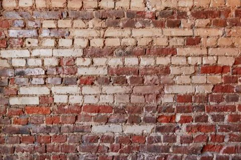 A close up of a brick wall Stock Photos
