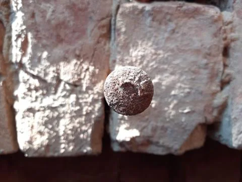 A close up of a brick wall Stock Photos